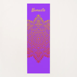 Custom Namaste Mandala Yoga Mat