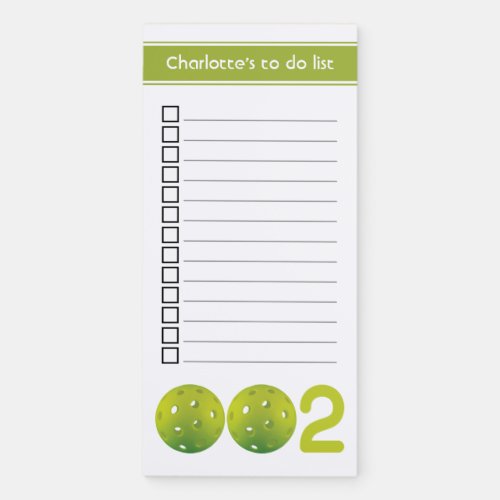 Custom name 002 score to do list magnetic notepad