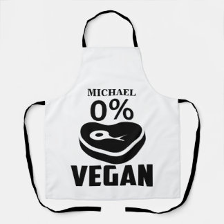 Custom name 0 % vegan apron