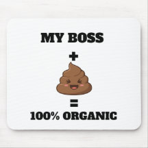 Custom Name 100% Organic Mousepad - Hilarious Offi