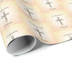 Custom Name, 10th Anniversary of Ordination Wrapping Paper