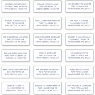 Custom Name 18 Shipping Large Address Labels