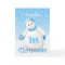 Custom Name 1st Christmas Snowman Greeting