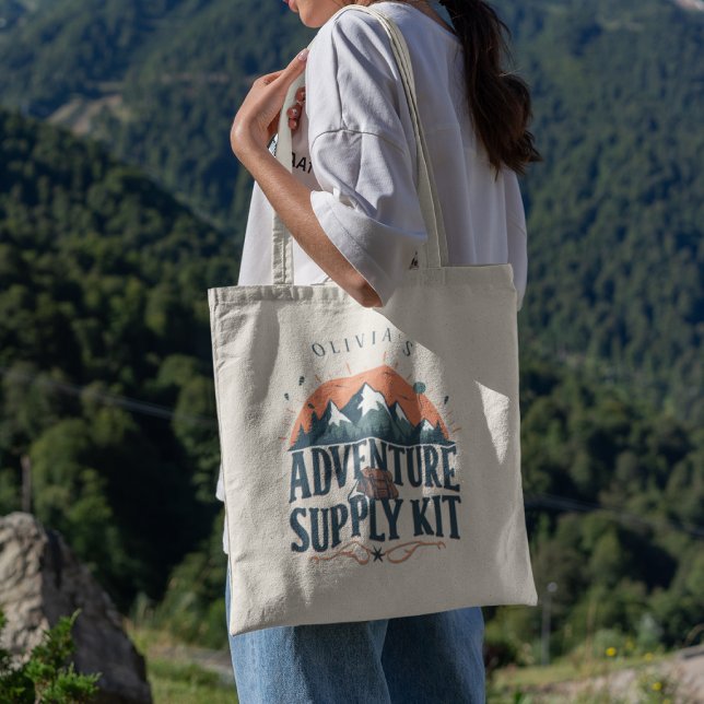 Custom Name Adventure Supply Kit - Fun Tote Bag (Creator Uploaded)