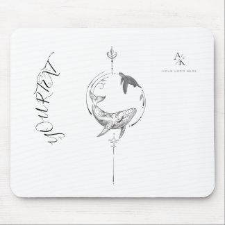 Custom Name Aesthetic Artwork Mouse Pad