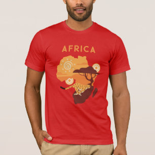 Custom Name Africa T-Shirt