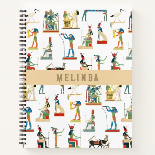 Custom Name Ancient Egypt Vintage Egyptian  Notebook