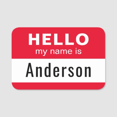  Custom Name and can edit color Name Tag