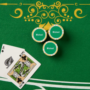 Custom Name and Colors Personalized Poker Chips