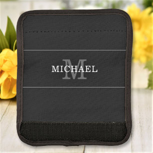 Custom Name And Monogram Personalized Luggage Handle Wrap