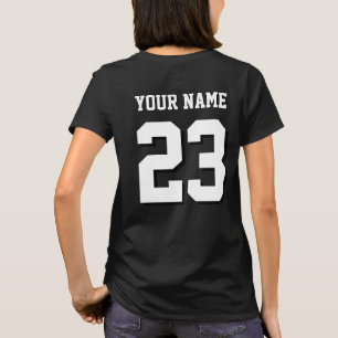 Custom Name and Number Jersey Sports T-Shirt