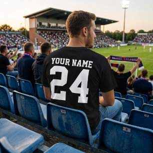Custom Name and Number Jersey Sports T-Shirt