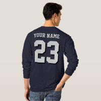 Custom Name and Number Jersey Sports