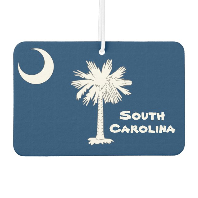 Custom Name and Personalized  Flag Air Freshener (Front)
