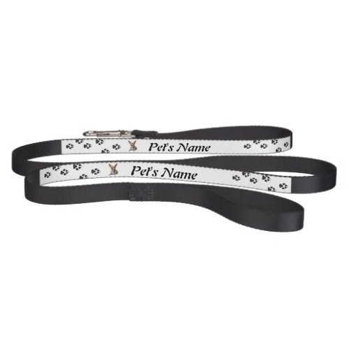 Custom Name and Photo Chihuahua Pet, Dog Pet Leash
