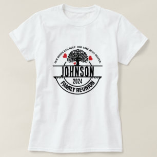 Custom Name and Year Family Reunion Matching T-Shirt
