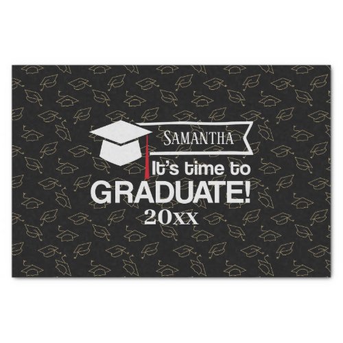 Custom Name and Year Graduation Gift Tissue Paper