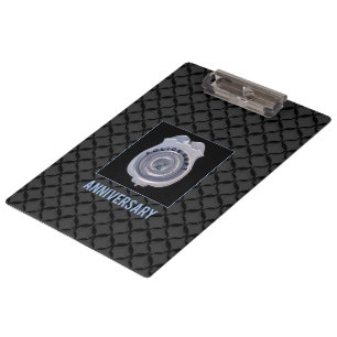 Custom Name, Anniversary with Police Department Clipboard