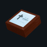 Custom Name & Anniversary Year Ordination, Priest Gift Box<br><div class="desc">Personalize this with name,  and year of anniversary. A scripture quote from the Psalm reflects the rejoicing nature of this customizable card. Easily change the name and the year on this gift,  souvenir,  giveaway and party essential.</div>