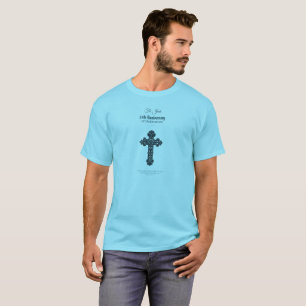 Custom Name & Anniversary Year Ordination, Priest T-Shirt