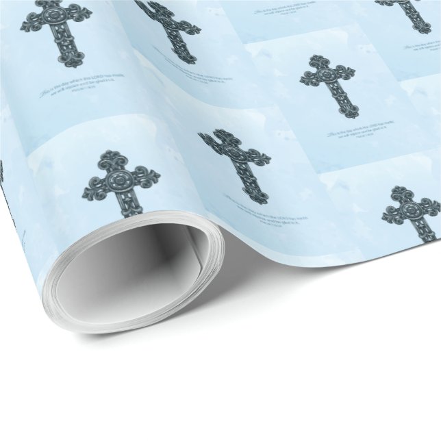 Custom Name & Anniversary Year Ordination, Priest Wrapping Paper (Roll Corner)