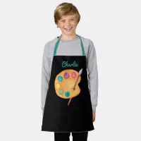 Personalized Artist Apron Smock with Art Supplies