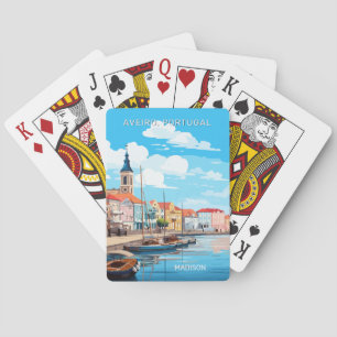 Custom Name Aveiro Portugal Poker Cards