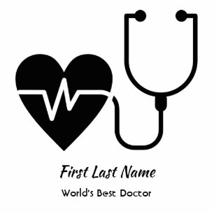 Custom Name Award Doctor Nurse Medical Trophy Cutout