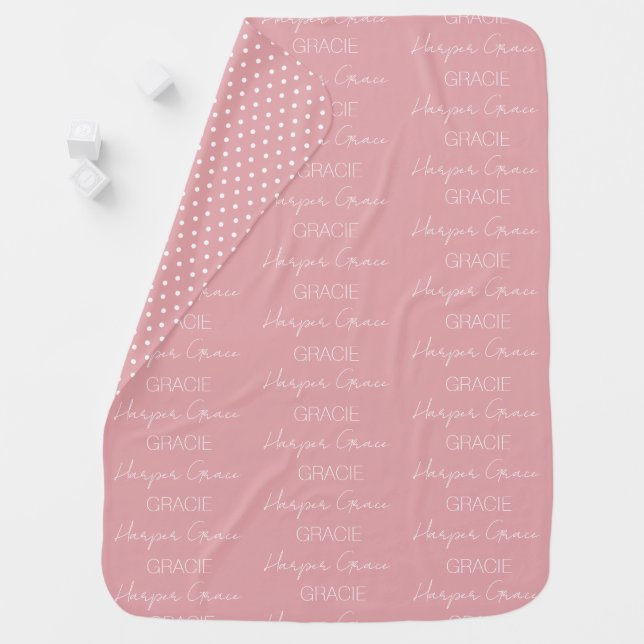 Custom Name Baby Blanket (In Situ)