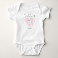 Custom Name Baby Girl First Tooth Outfit