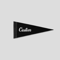 Custom Name Baby Shower Neutral Nursery Decor Pennant Flag