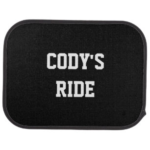 Custom Name Back Seat Floor Mats Automotive