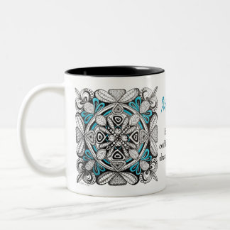 Custom Name Bad Coffee Better Than No Coffee Gift  Two-Tone Coffee Mug