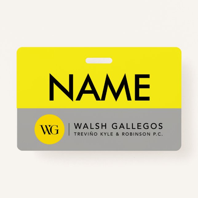 Custom Name Badge (Front)