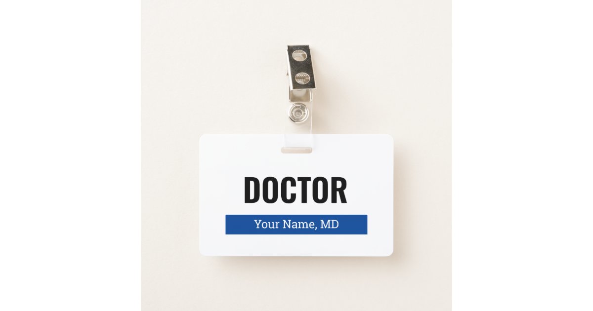 custom-name-badge-with-clip-for-medical-doctor-md-zazzle