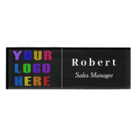 Custom Name Badge with Logo