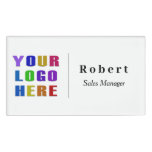 Custom Name Badge with Logo Custom Name Badge with Logo
