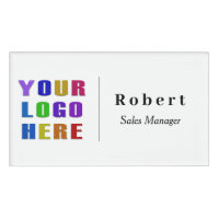 Custom Name Badge with Logo