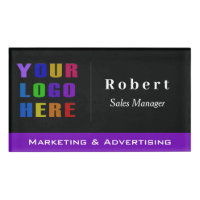 Custom Name Badge with Logo