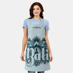Custom Name Bali Apron