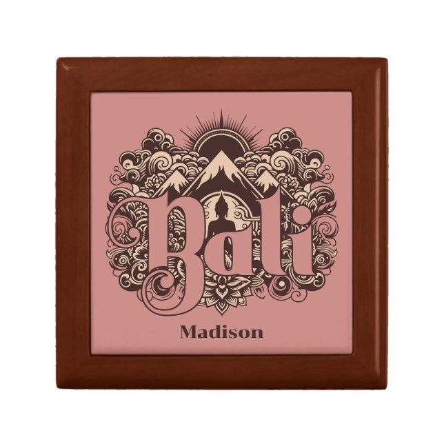 Custom Name Bali Gift Box (Front)