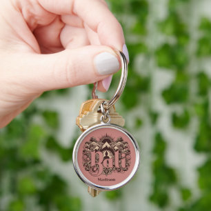 Custom Name Bali Keychain