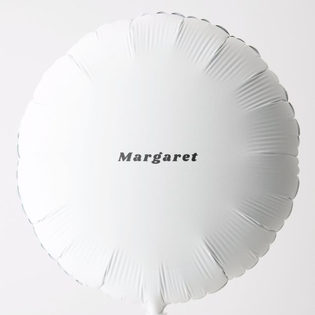 Custom Name Balloon (Front)