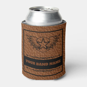 Custom Name Band Merch Rock Country Western Music Can Cooler