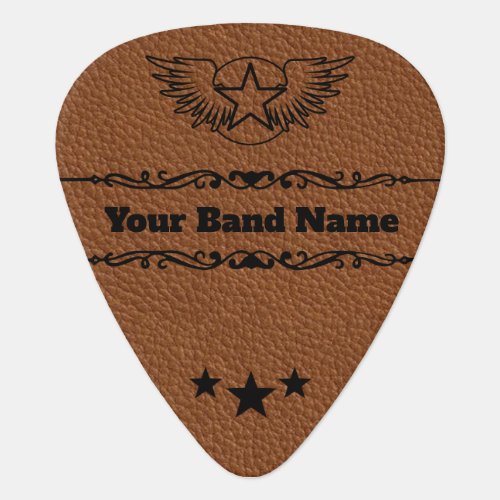 Custom Name Band Merch Rock Country Western Music  Guitar Pick
