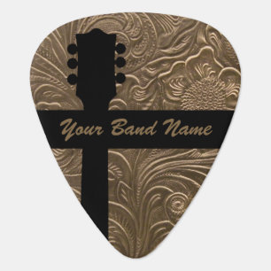 Custom Name Band Merch Rock Country Western Music Guitar Pick