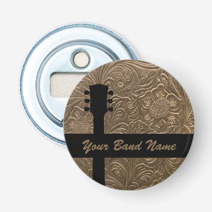 Custom Name Band Merch Rock Guitar Country Music Bottle Opener