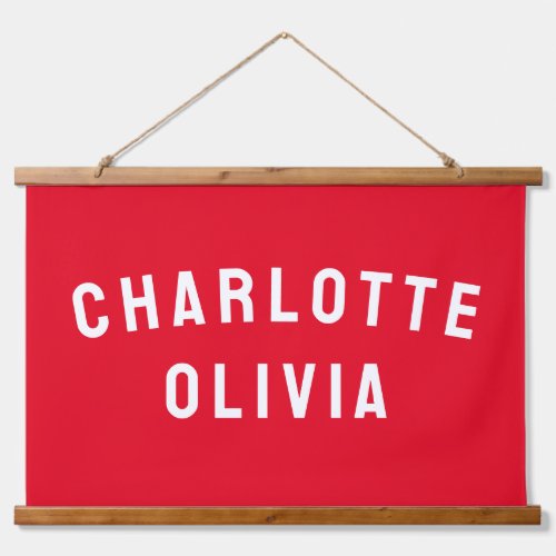 Custom Name Banner Personalized Nursery Wall Art