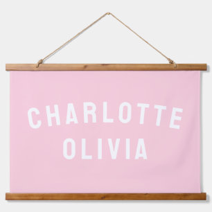 Custom Name Banner Personalized Nursery Wall Art