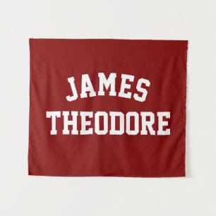 Custom Name Banner Personalized Nursery Wall Art Tapestry
